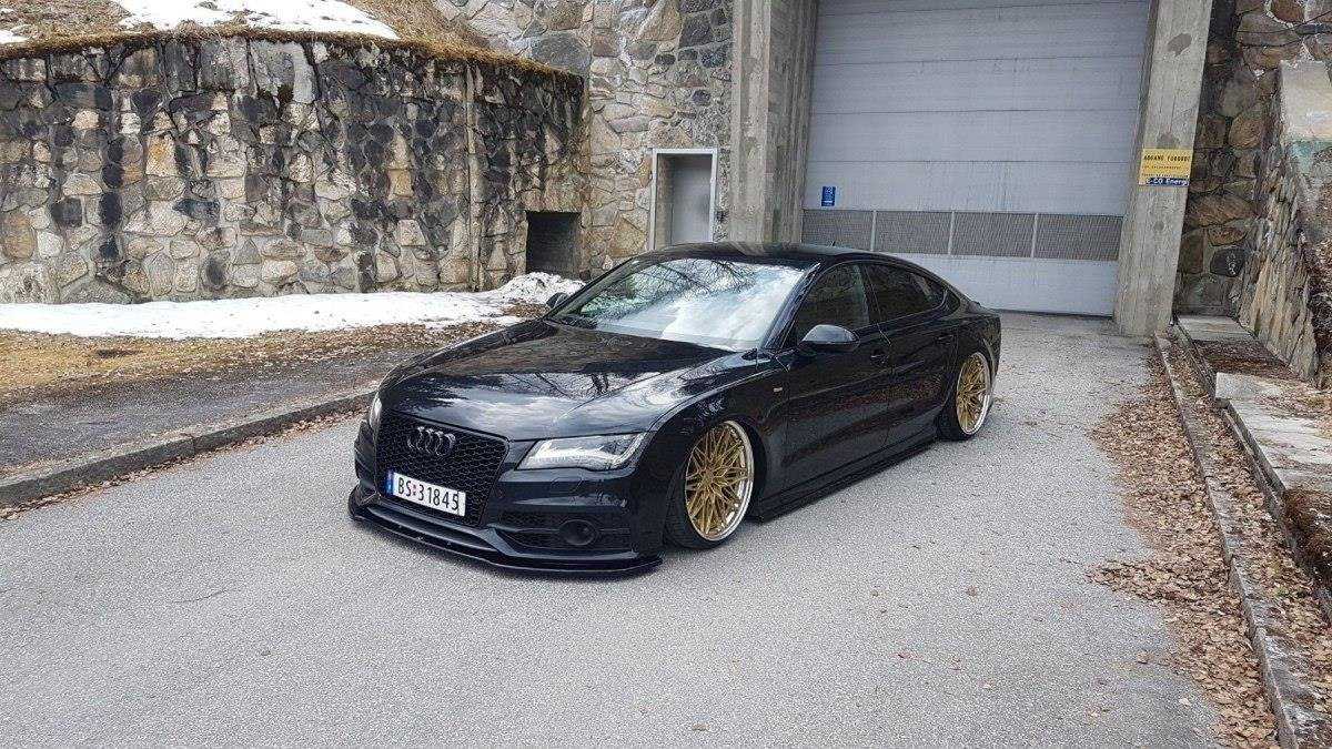 Maxton Design Front Splitter V.2 Audi S7 / A7 S-Line C7