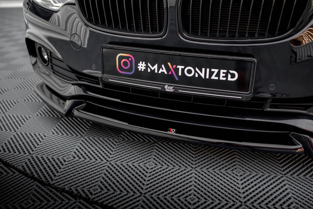 Maxton Design Front Splitter V.2 BMW 4 Coupe / Gran Coupe / Cabrio F32 / F36 / F33