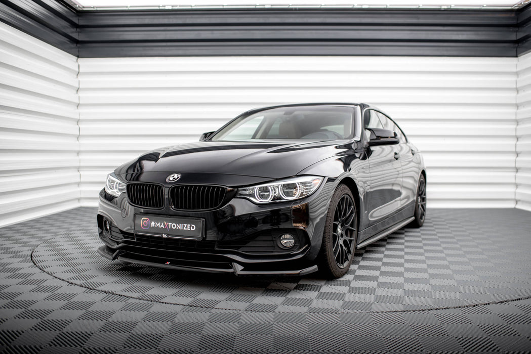 Maxton Design Front Splitter V.2 BMW 4 Coupe / Gran Coupe / Cabrio F32 / F36 / F33