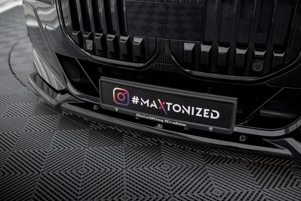 Maxton Design Front Splitter V.2 BMW 7 M-Pack / M760e / i7 M-Pack G70