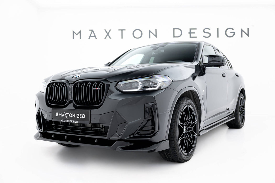 Maxton Design Front Splitter V.2 BMW X4 M-Pack G02 Facelift