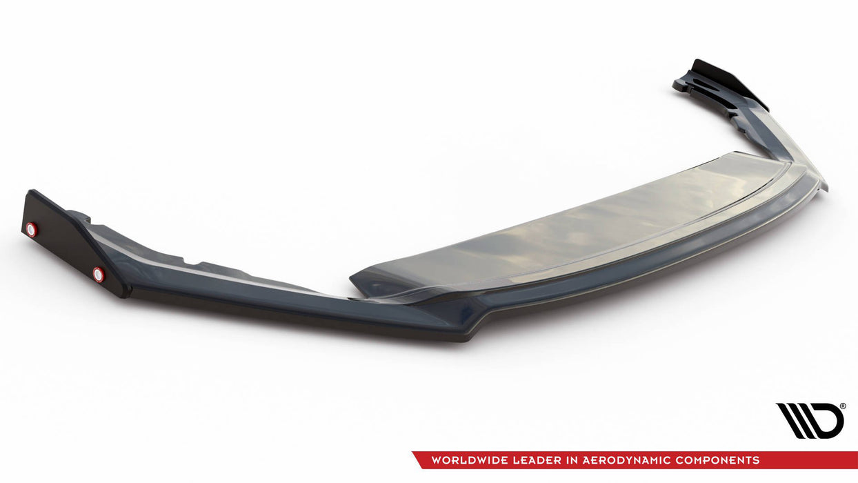 Maxton Design Front Splitter V.2 + Flaps Skoda Octavia RS Mk4