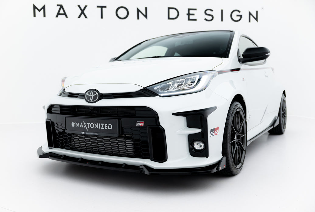 Maxton Design Front Splitter V.2 + Flaps Toyota GR Yaris Mk4