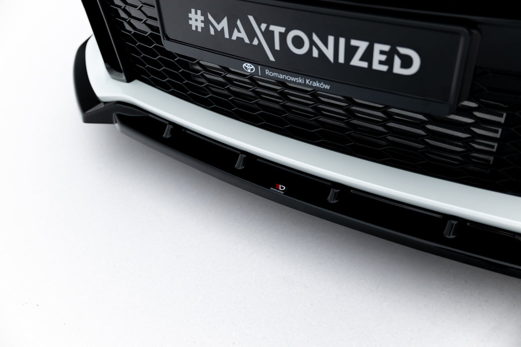 Maxton Design Front Splitter V.2 + Flaps Toyota GR Yaris Mk4