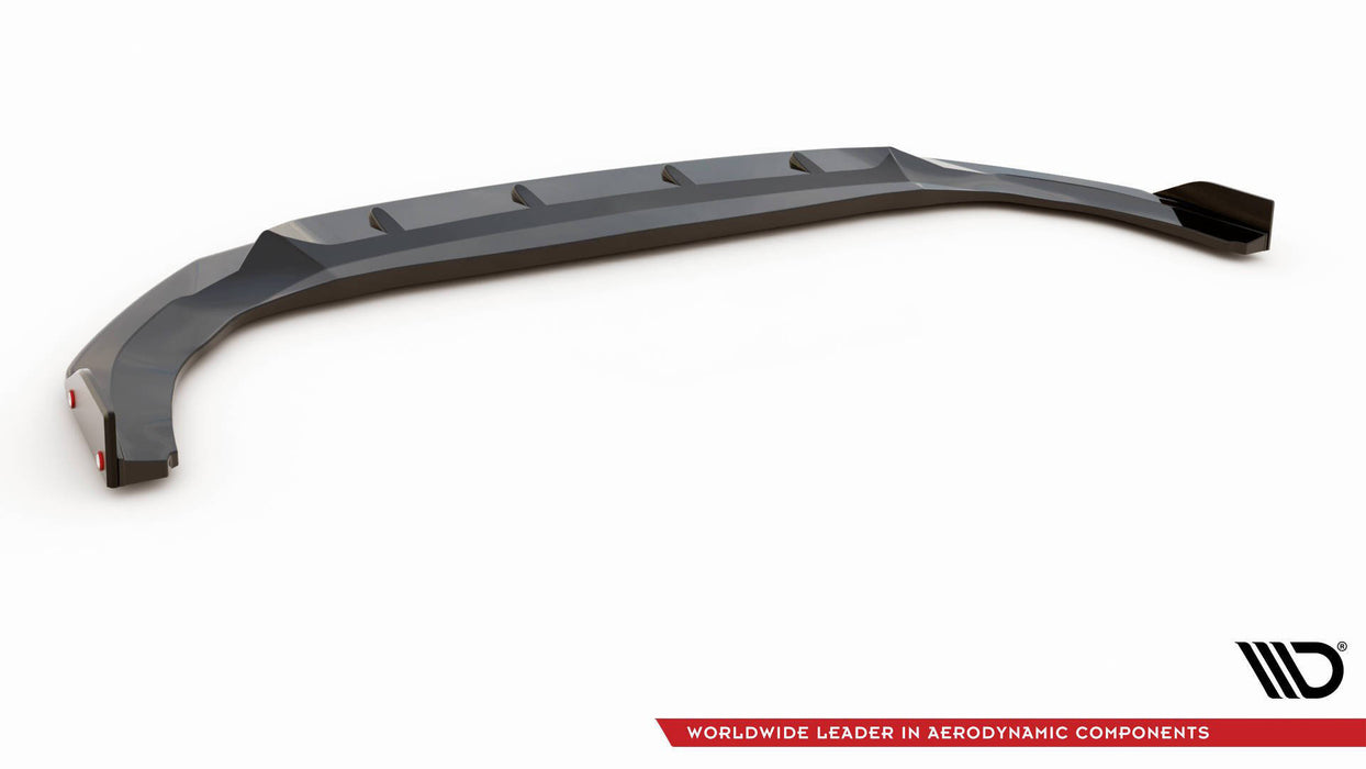 Maxton Design Front Splitter V.2 + Flaps Volkswagen Golf GTI / GTE / GTD / R-Line Mk8