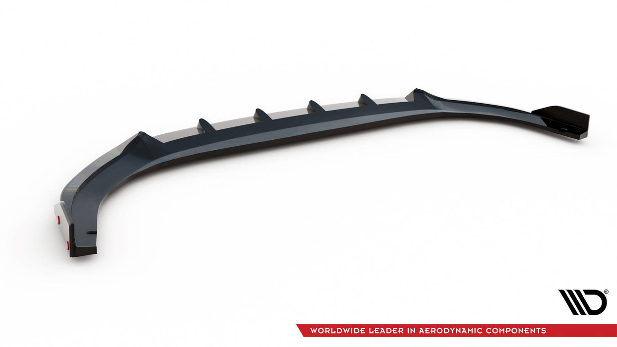 Maxton Design Front Splitter V.2 + Flaps Volkswagen Golf GTI / GTE / R-Line Mk8 Facelift
