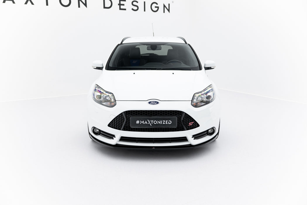 Maxton Design Front Splitter V.2 Ford Focus ST Mk3
