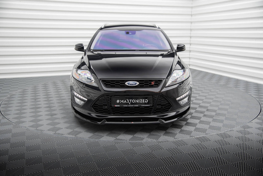 Maxton Design Front Splitter V.2 Ford Mondeo ST-Line Estate Mk4 Facelift