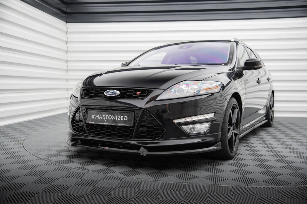 Maxton Design Front Splitter V.2 Ford Mondeo ST-Line Estate Mk4 Facelift