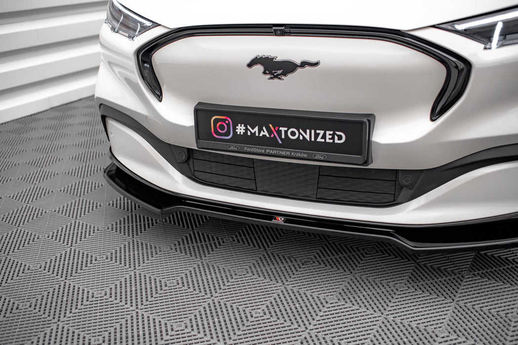 Maxton Design Front Splitter V.2 Ford Mustang Mach-E Mk1
