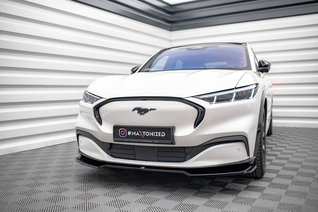 Maxton Design Front Splitter V.2 Ford Mustang Mach-E Mk1