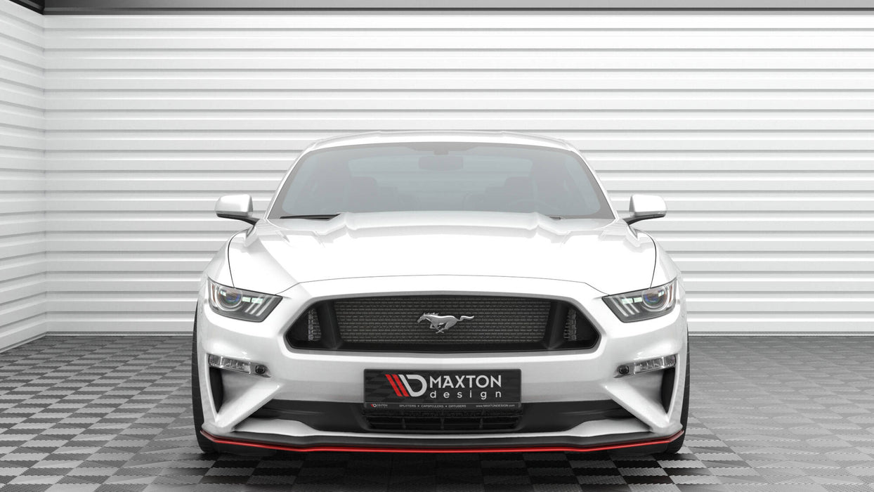 Maxton Design Front Splitter V.2 Ford Mustang Mk6 Facelift