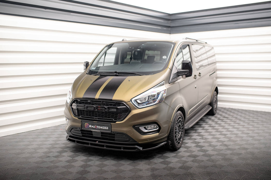 Maxton Design Front Splitter V.2 Ford Transit Custom Mk1 Facelift / Tourneo Custom Mk1 Facelift