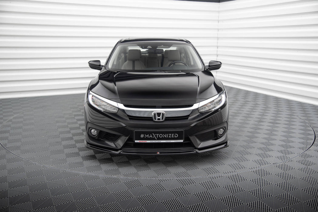Maxton Design Front Splitter V.2 Honda Civic Sedan Mk10