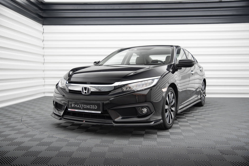 Maxton Design Front Splitter V.2 Honda Civic Sedan Mk10