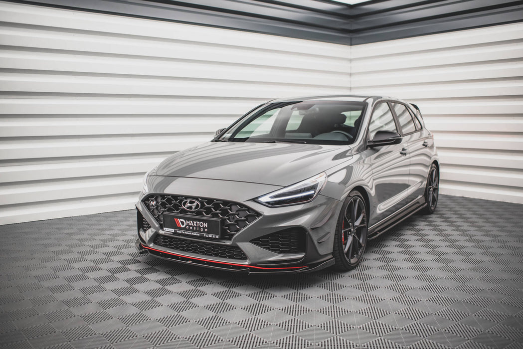 Maxton Design Front Splitter V.2 Hyundai I30 N / I30 N-Line Hatchback/Fastback Mk3 Facelift