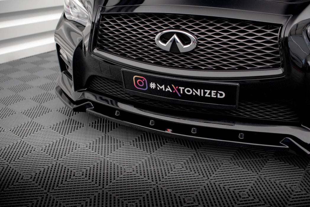Maxton Design Front Splitter V.2 Infiniti Q50 S Mk1