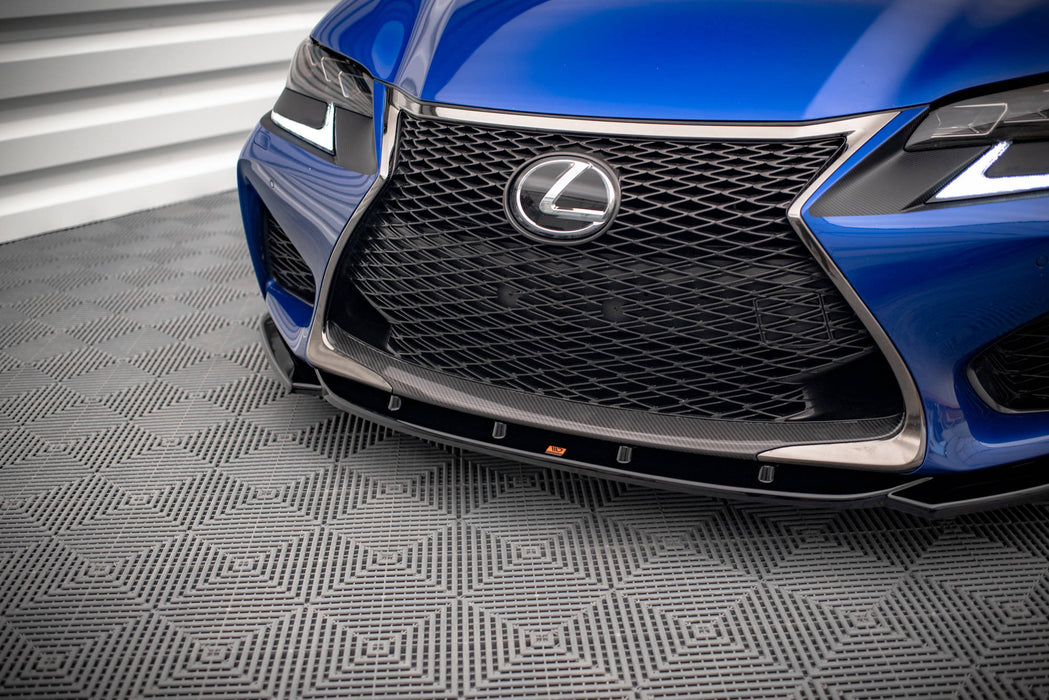 Maxton Design Front Splitter V.2 Lexus GS F Mk4 Facelift