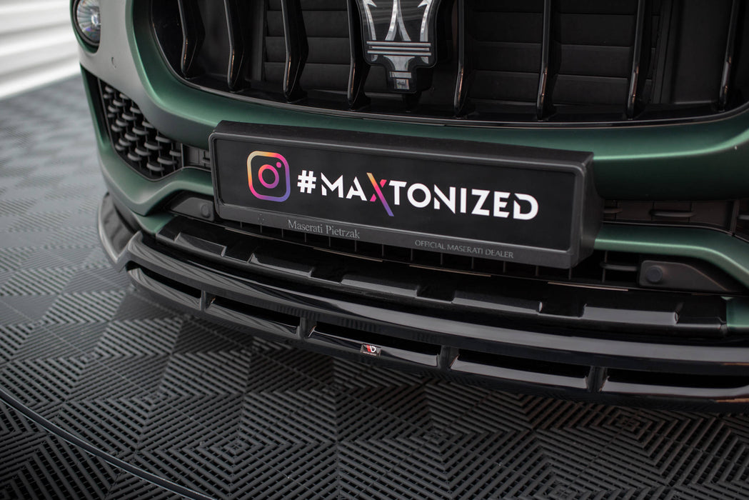Maxton Design Front Splitter V.2 Maserati Levante Mk1