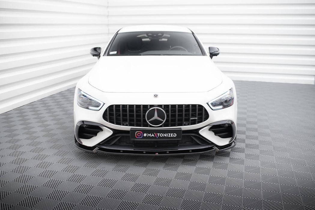 Maxton Design Front Splitter V.2 Mercedes-AMG GT 43 4 Door Coupe V8 Styling Package
