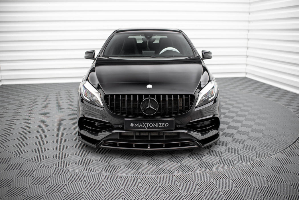 Maxton Design Front Splitter V.2 Mercedes-Benz A AMG-Line W176 Facelift
