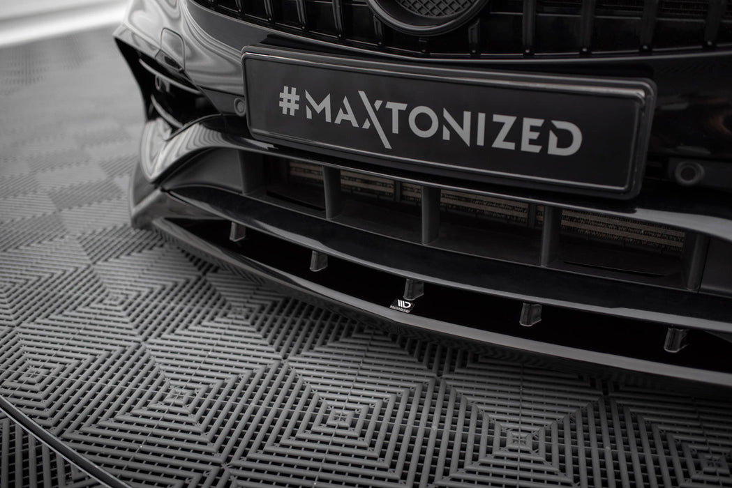 Maxton Design Front Splitter V.2 Mercedes-Benz A AMG-Line W176 Facelift