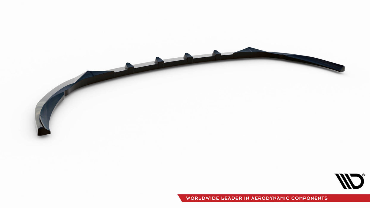 Maxton Design Front Splitter V.2 Mercedes-Benz C AMG Line Sedan / Coupe / Estate W205 / C205 / S205 Facelift