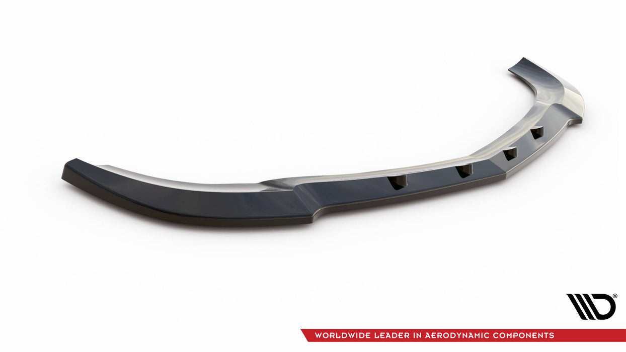 Maxton Design Front Splitter V.2 Mercedes-Benz C Coupe / Sedan / Estate  AMG-Line C204 / W204 Facelift / S204 Facelift