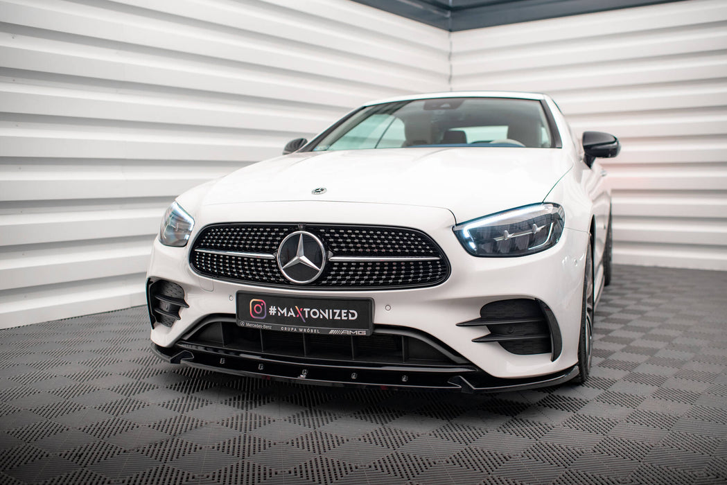 Maxton Design Front Splitter V.2 Mercedes-Benz E-Class W213 Coupe Facelift (C238 Facelift) / Cabriolet (A238 Facelift) AMG-Line / 53 AMG