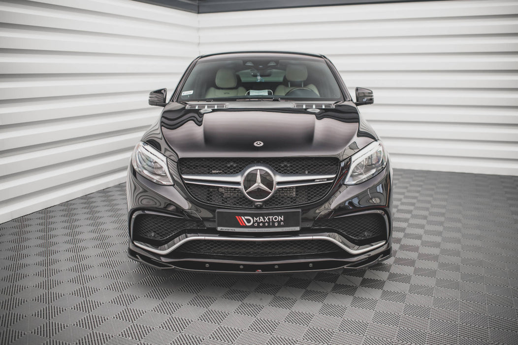 Maxton Design Front Splitter V.2 Mercedes-Benz GLE Coupe / SUV 63 AMG C292 / W166