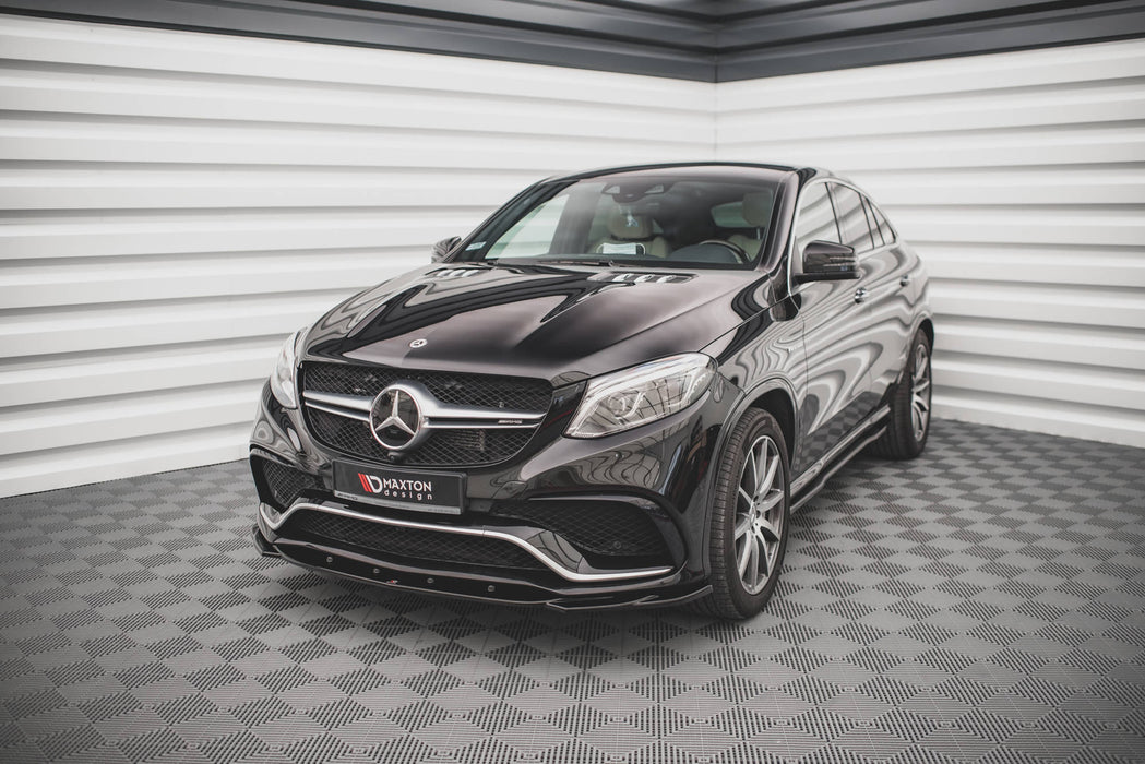 Maxton Design Front Splitter V.2 Mercedes-Benz GLE Coupe / SUV 63 AMG C292 / W166