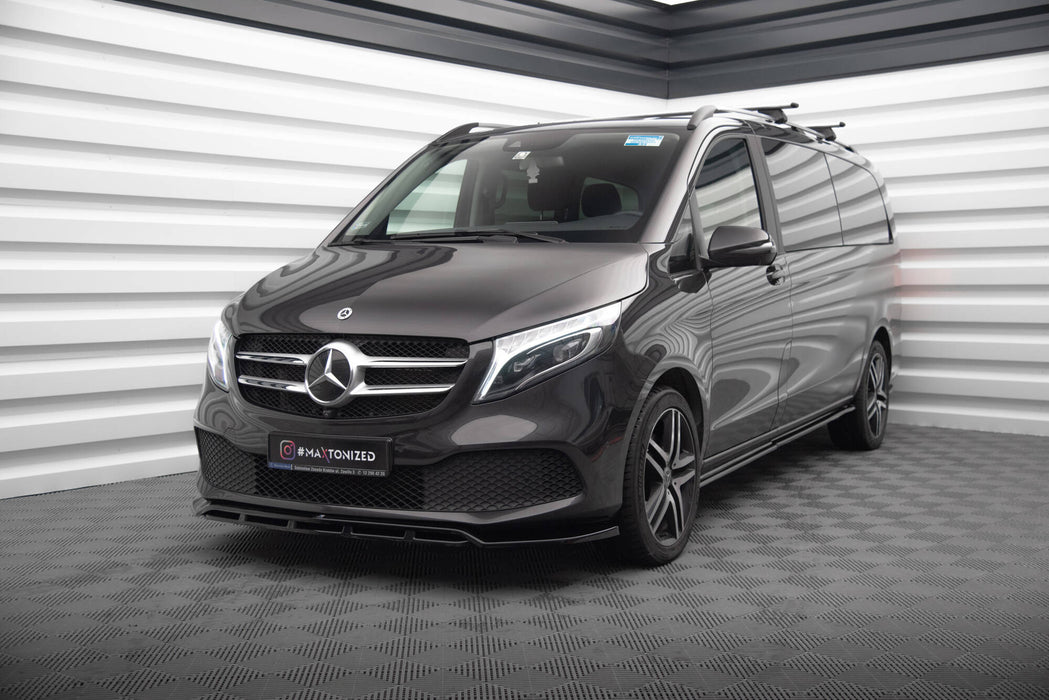 Maxton Design Front Splitter V.2 Mercedes-Benz V-Class W447 Facelift