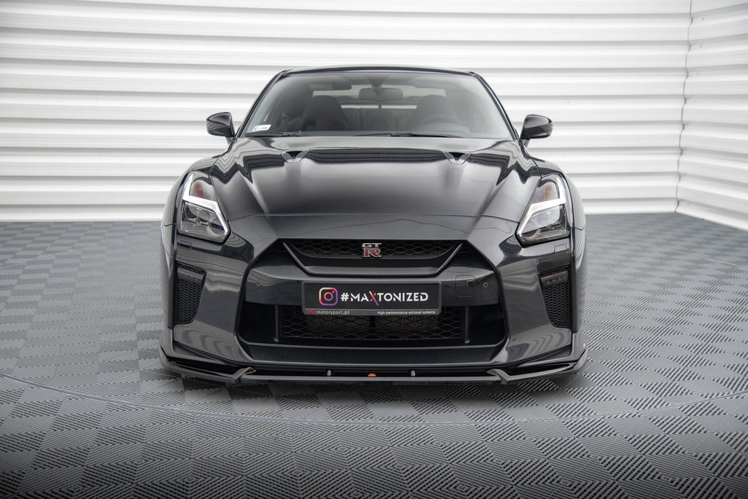 Maxton Design Front Splitter V.2 Nissan GTR R35 Facelift