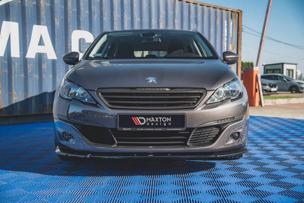 Maxton Design Front Splitter V.2 Peugeot 308 Mk2