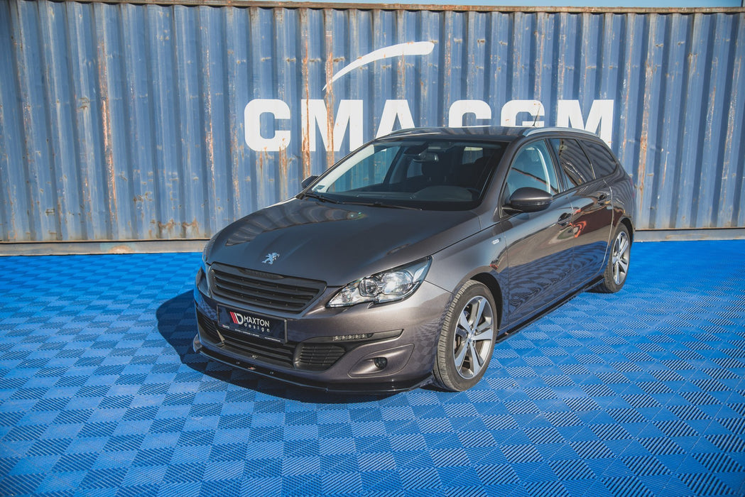 Maxton Design Front Splitter V.2 Peugeot 308 Mk2