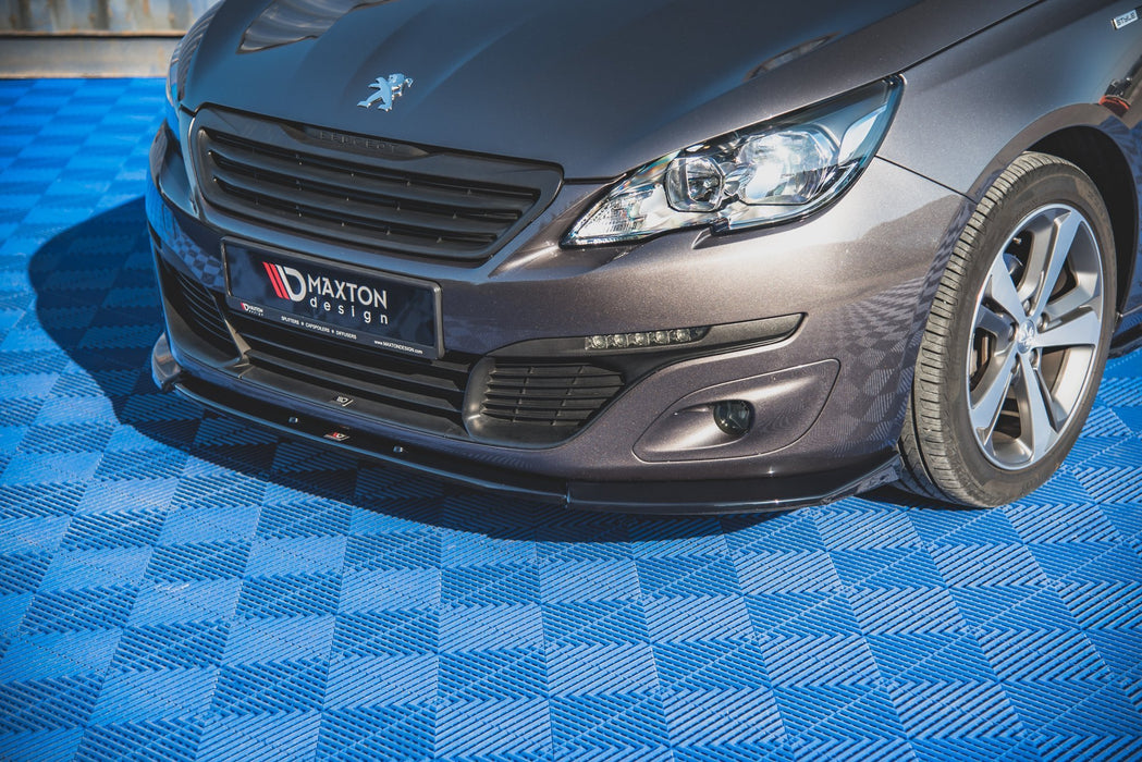 Maxton Design Front Splitter V.2 Peugeot 308 Mk2