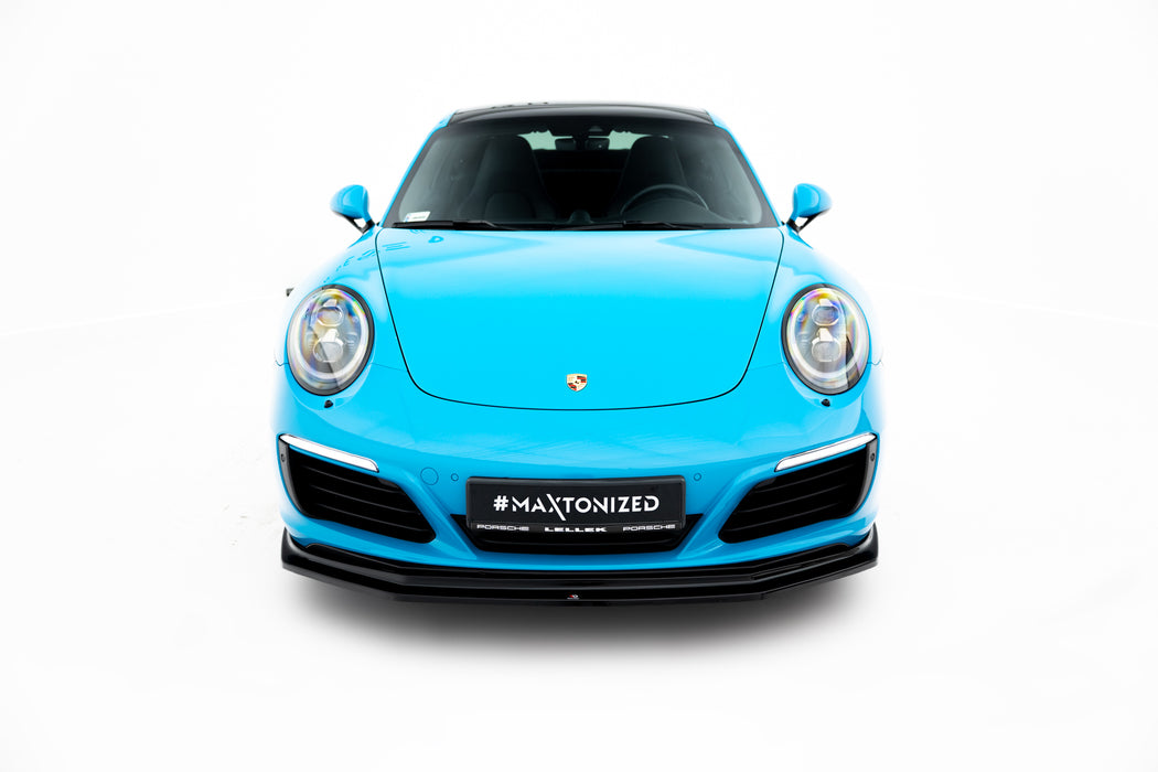 Maxton Design Front Splitter V.2 Porsche 911 Carrera 991 Facelift