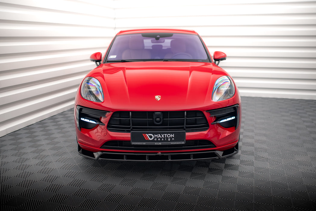 Maxton Design Front Splitter V.2 Porsche Macan GTS / Sport Design Mk1 Facelift