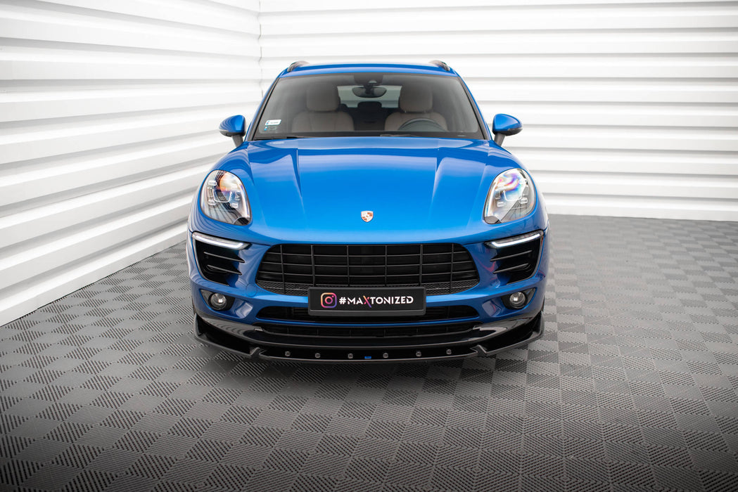 Maxton Design Front Splitter V.2 Porsche Macan Mk1