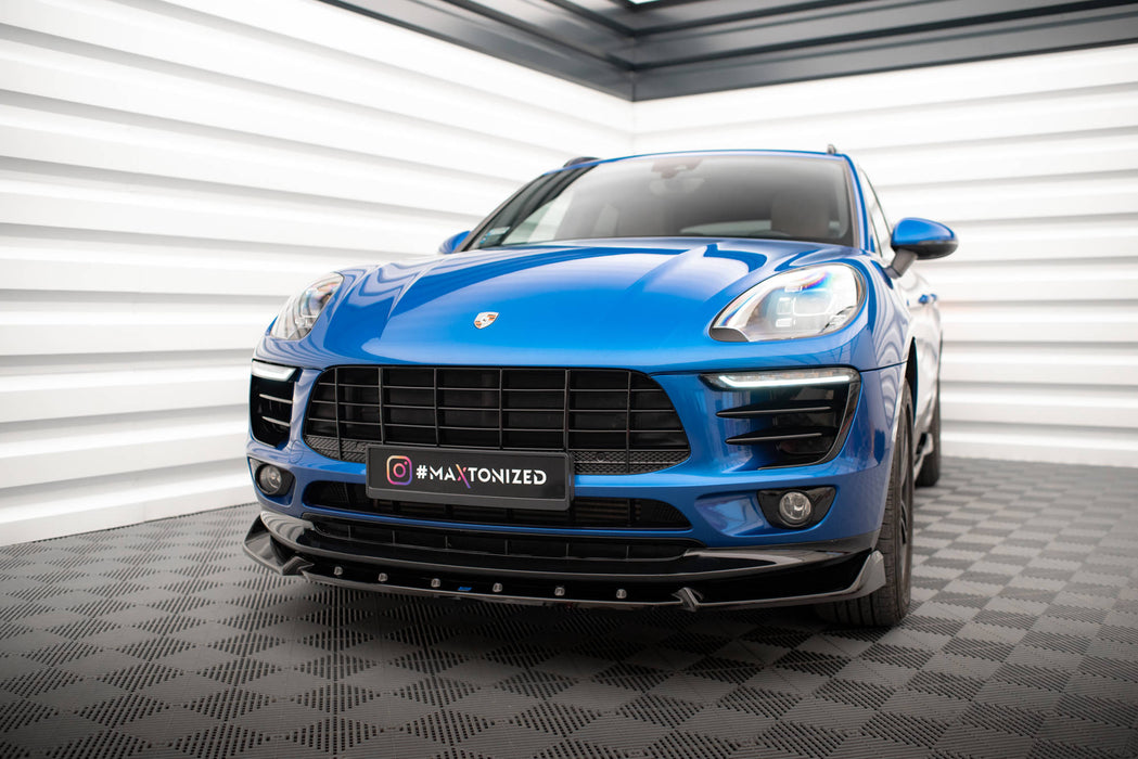 Maxton Design Front Splitter V.2 Porsche Macan Mk1