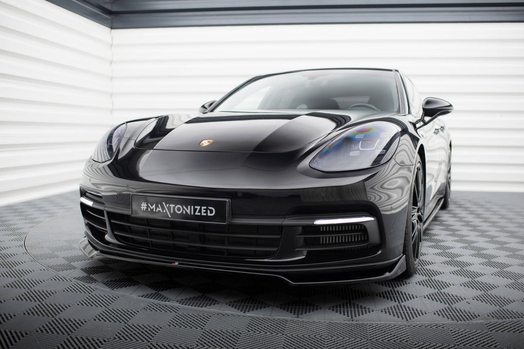 Maxton Design Front Splitter V.2 Porsche Panamera E-Hybrid / Panamera 4S 971