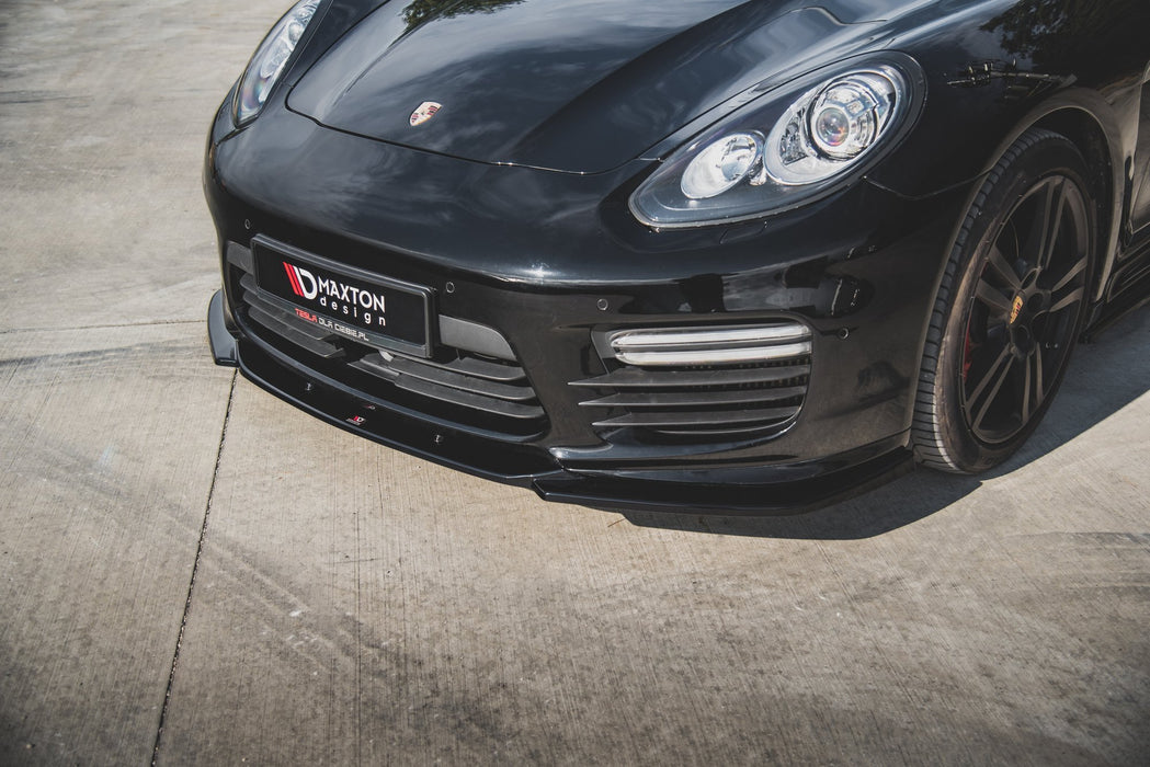 Maxton Design Front Splitter V.2 Porsche Panamera Turbo 970 Facelift