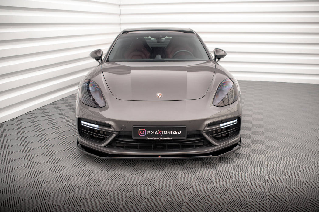 Maxton Design Front Splitter V.2 Porsche Panamera Turbo S E-Hybrid