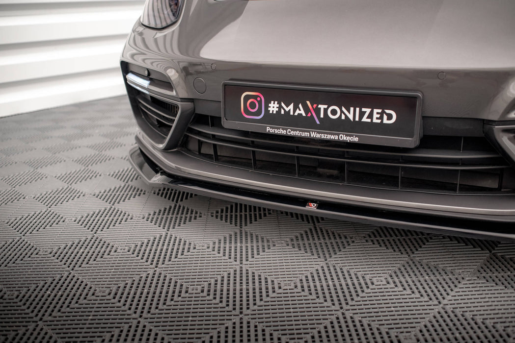 Maxton Design Front Splitter V.2 Porsche Panamera Turbo S E-Hybrid