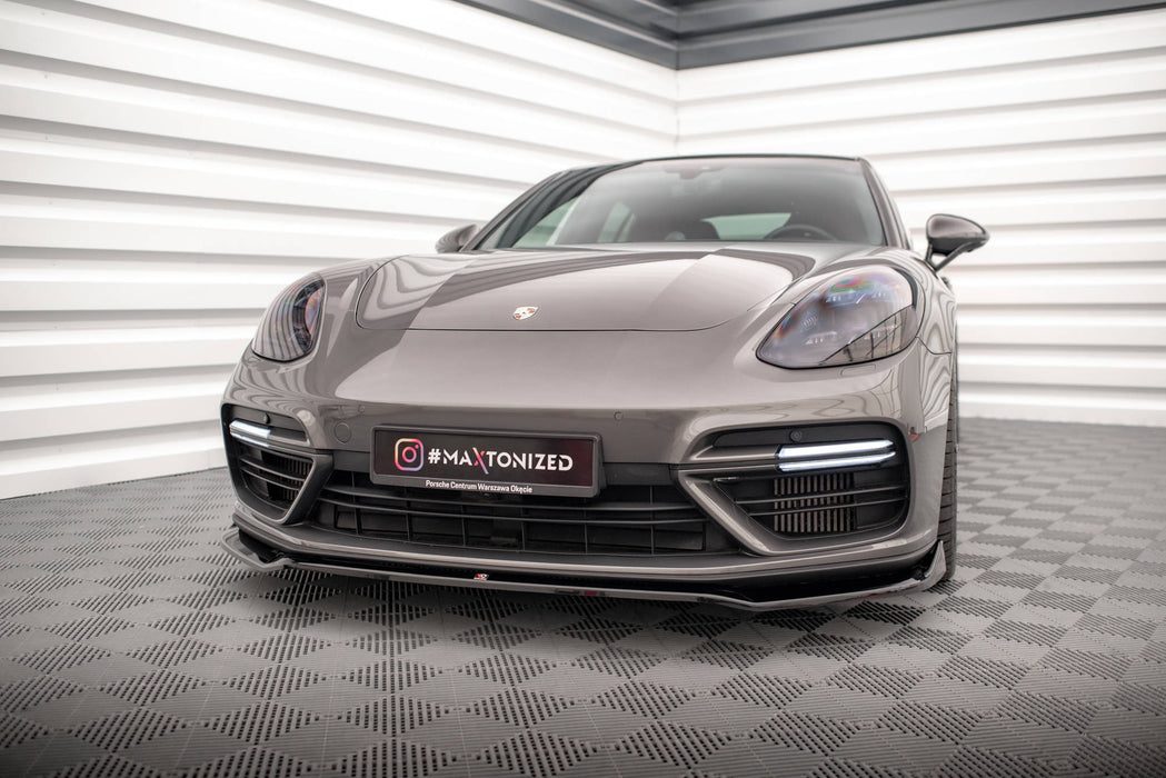 Maxton Design Front Splitter V.2 Porsche Panamera Turbo S E-Hybrid