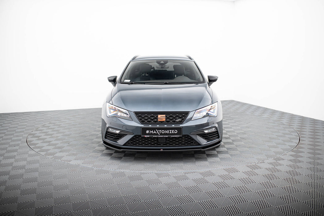 Maxton Design Front Splitter V.2 Seat Leon Cupra / FR Mk3 FL