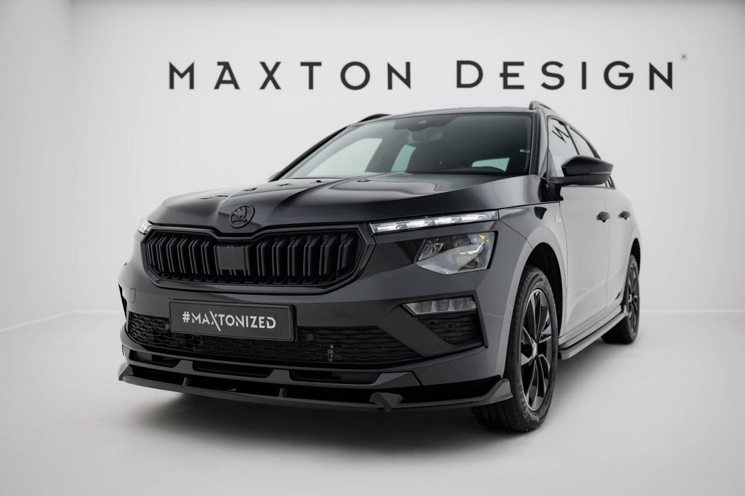 Maxton Design Front Splitter V.2 Skoda Kamiq Monte Carlo Mk1 Facelift