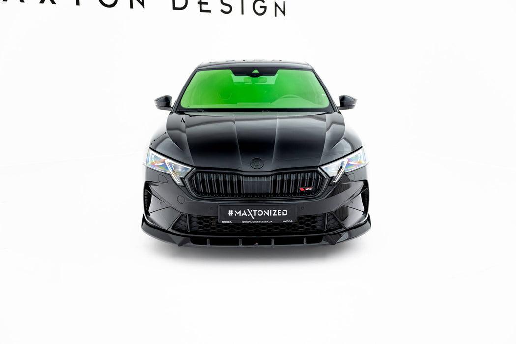 Maxton Design Front Splitter V.2 Skoda Octavia RS Liftback / Combi Mk4 Facelift