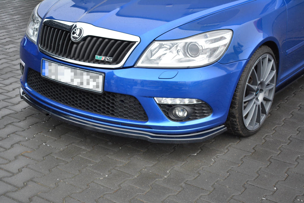 Maxton Design Front Splitter V.2 Skoda Octavia RS Mk2 FL