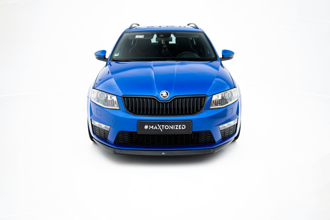 Maxton Design Front Splitter V.2 Skoda Octavia RS Mk3